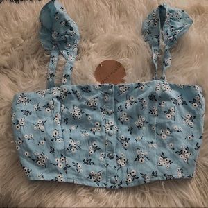 Summer floral top